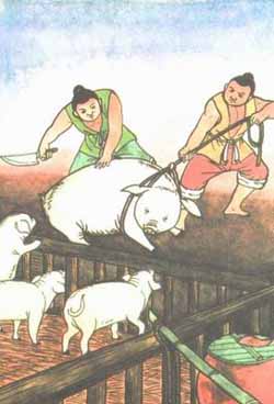 77.  Ladies in the Pigpen